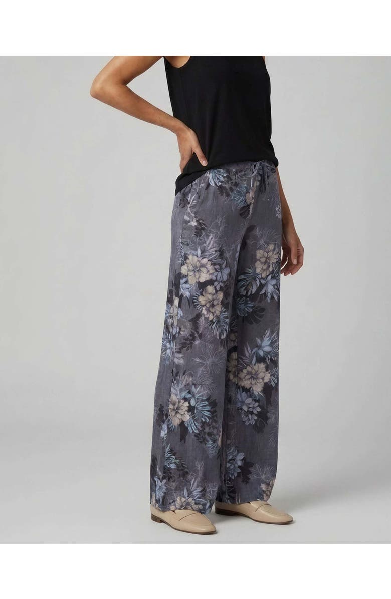 Lords of Harlech Exotic Floral Lillian Womens Wide-leg Pant, Alternate, color, Exotic Floral Black