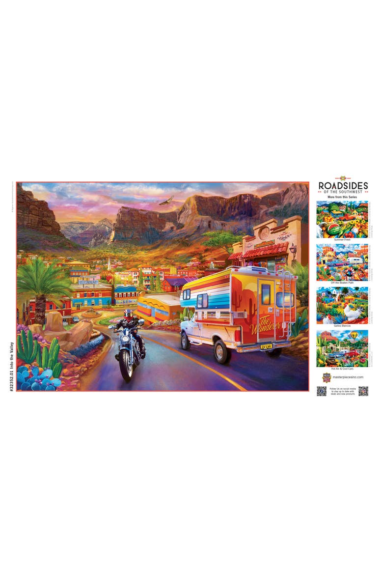 Into the Valley 500 Piece Jigsaw Puzzle, Alternate, color, Multicolor