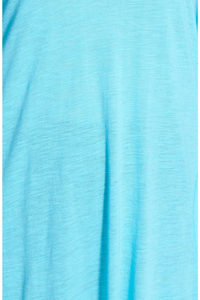 Slub Knit V-Neck Tunic, Alternate, color, CAPRI