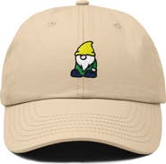 Dalix Gnome Embroidered Dad Hat