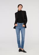 DUER No Sweat Denim High Rise Slim Straight