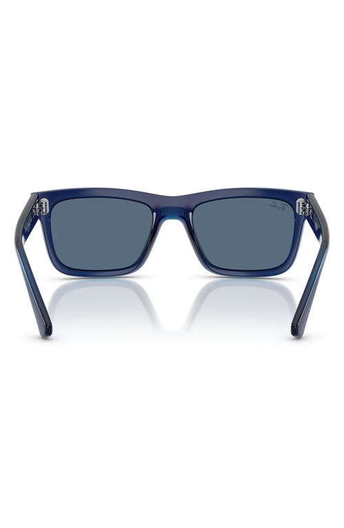 Ray Ban Ray-ban Kids' 49mm Rectangular Sunglasses In Transparent Blue