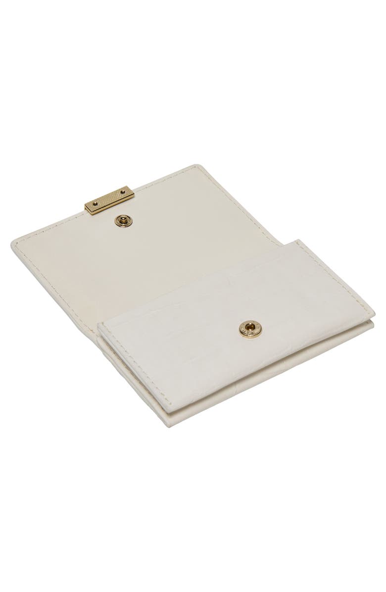 Dolce Vita Mini Me Faux Leather Wallet, Alternate, color, White