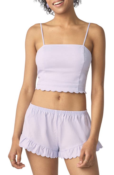 Scallop Crop Camisole