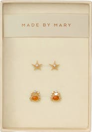 MADE BY MARY Low Tide Crab Stud Earrings Set