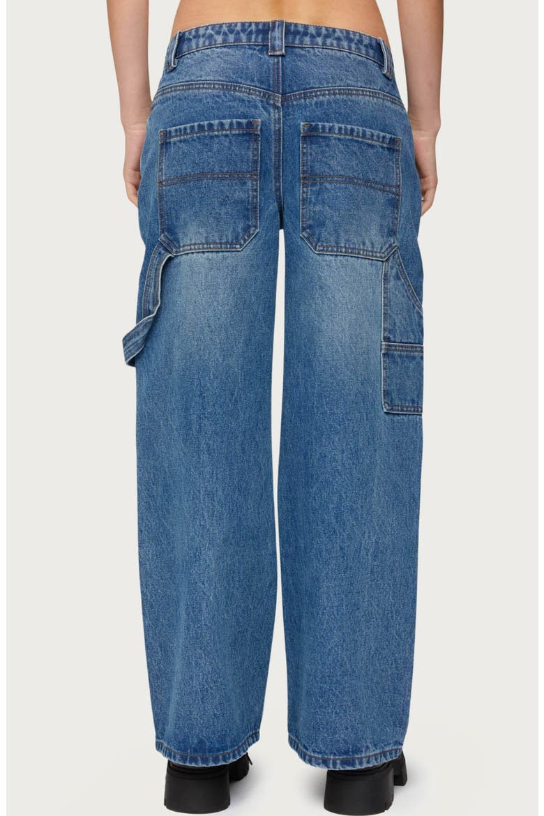 Low Rise Carpenter Jeans, Alternate, color, BLUE