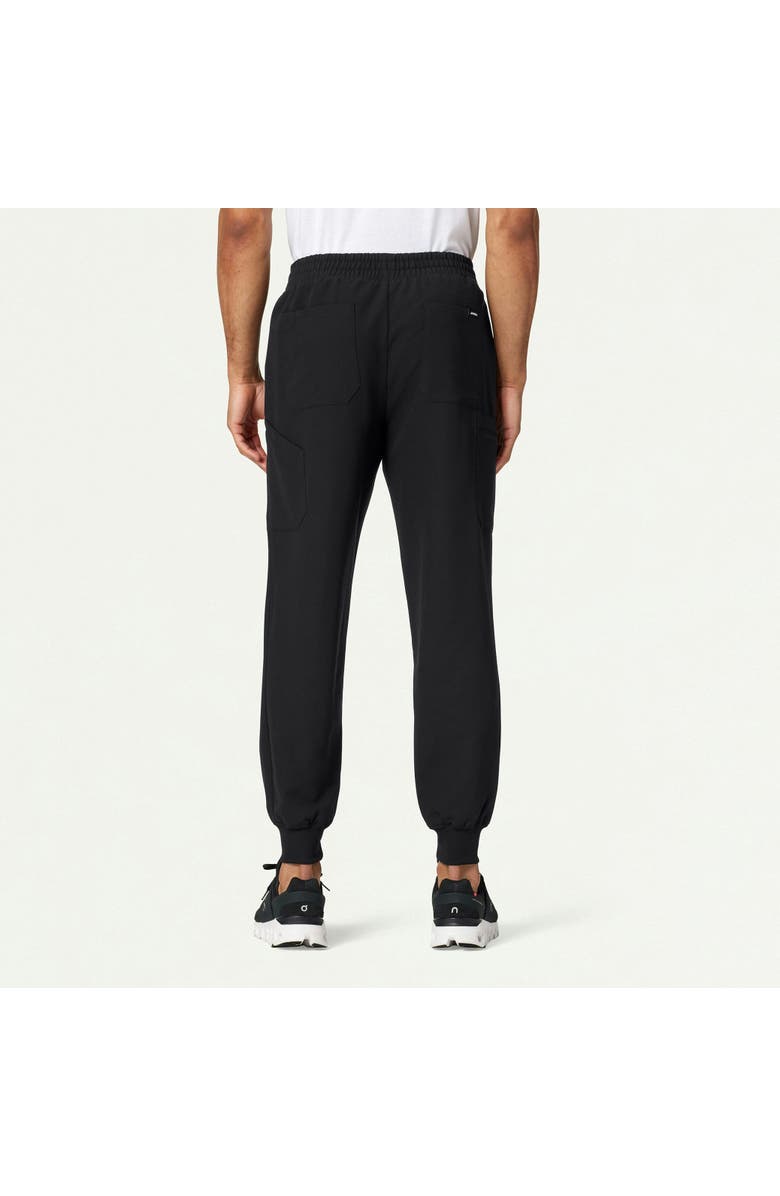 JAANUU Osmo Men's 8-Pocket Classic Scrub Jogger, Alternate, color, Black