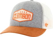 '47 Men's '47 Heather Gray Clemson Tigers Drover Trucker Adjustable Hat