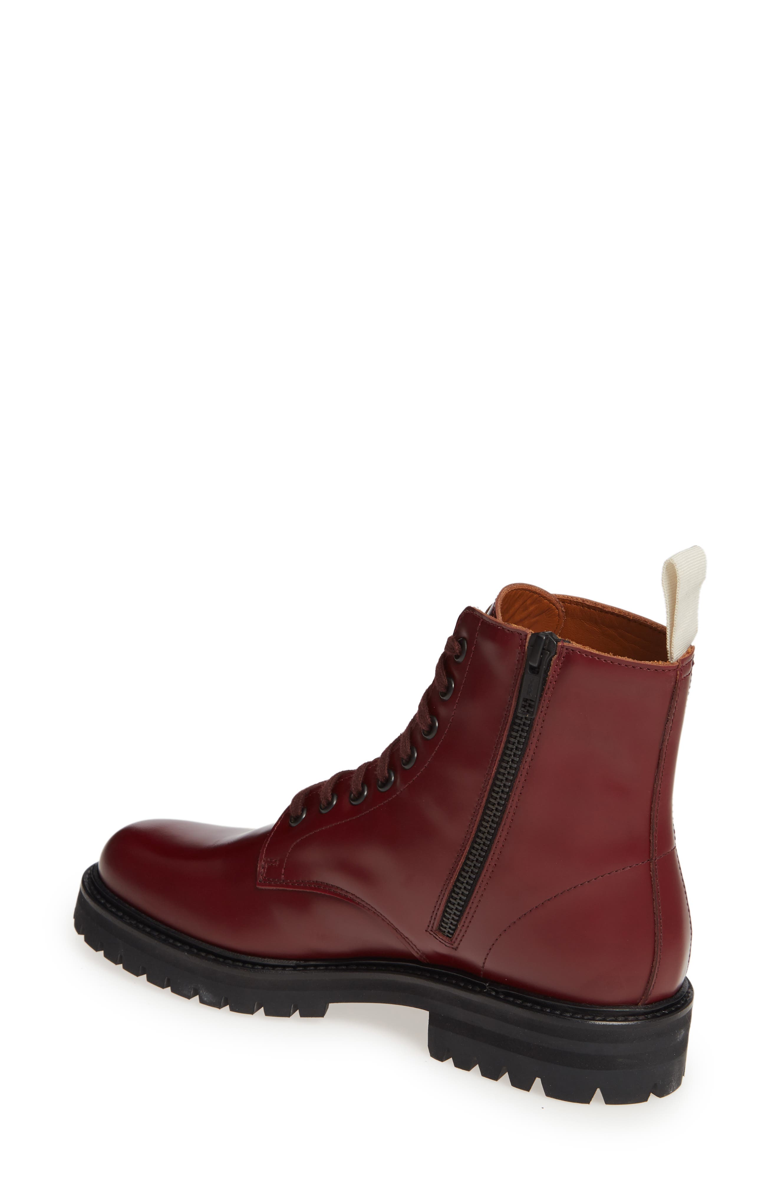 Standard Combat Boot, Alternate, color, RED