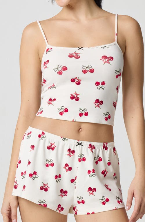 Florence By Mills Cotton Blend Pajamas In White