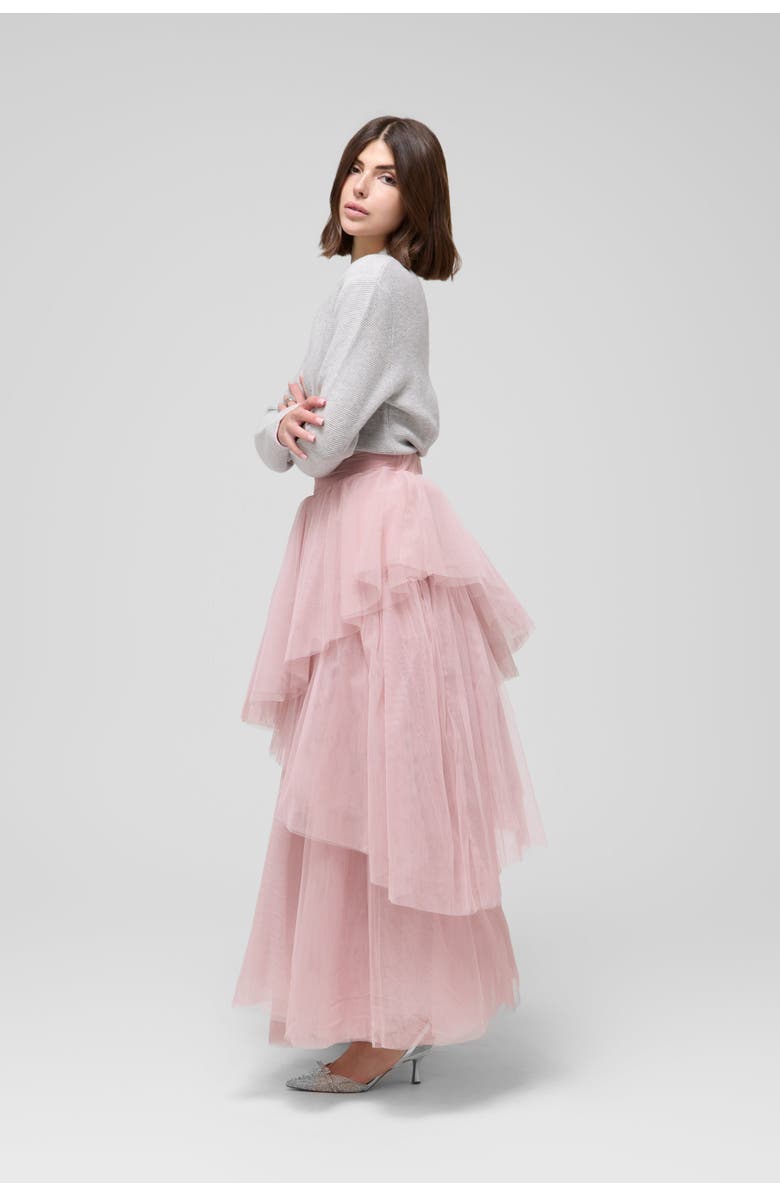 Le Fafo Lolia Skirt, Alternate, color, Light Pink