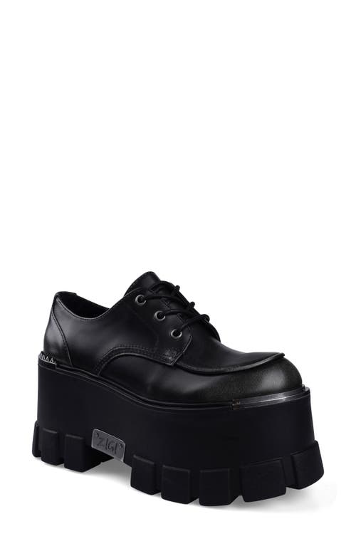 Zigi Jami Platform Derby In Black
