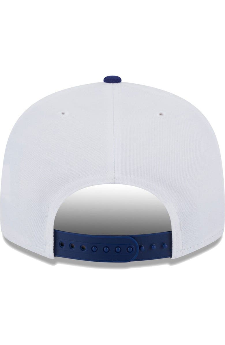New Era Men's New Era White/Royal Los Angeles Dodgers Crest 9FIFTY Snapback Hat, Alternate, color,