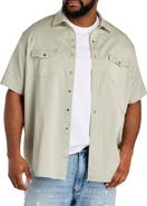 True Nation by DXL Big & Tall Western-Inspired Sport Shirt