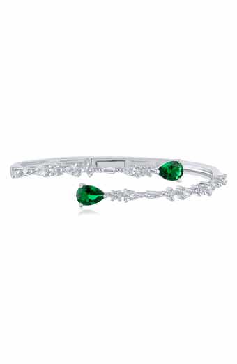 CZ by Kenneth Jay Lane Cubic Zirconia Bangle Bracelet