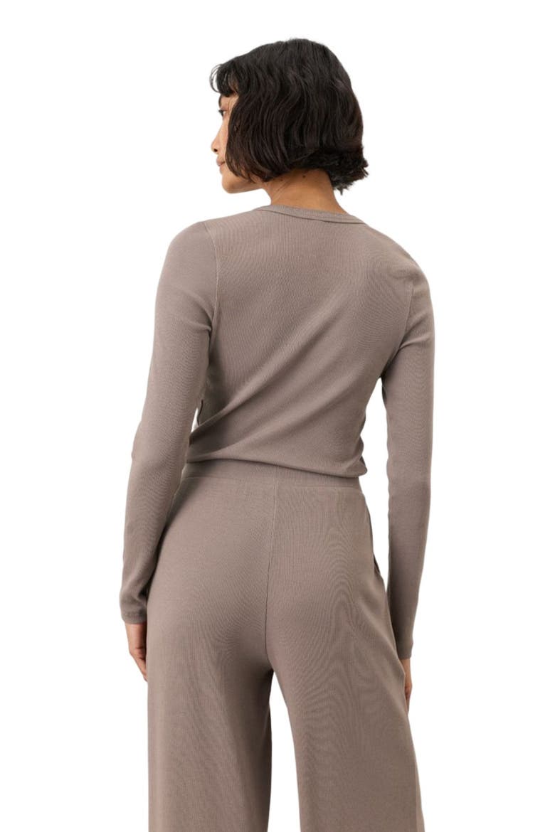 Dream Rib Slim Henley Made With Organic Cotton, Main, color, Cinder