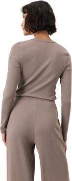 Pact Dream Rib Slim Henley Made With Organic Cotton