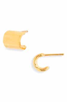 Monica Vinader Siren Muse Huggie Hoop Earrings