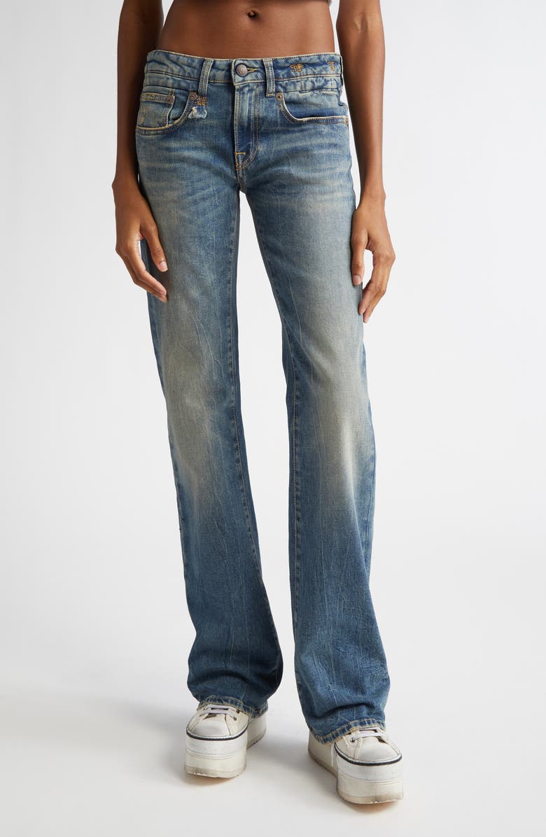 R13 Flare Boyfriend Jeans, Main, color, 