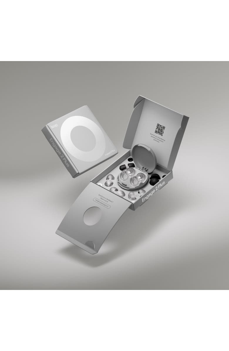 LOOP Engage 2 Plus Earplugs for Social Gatherings, Conversation, Parenting & More, Alternate, color, Clear