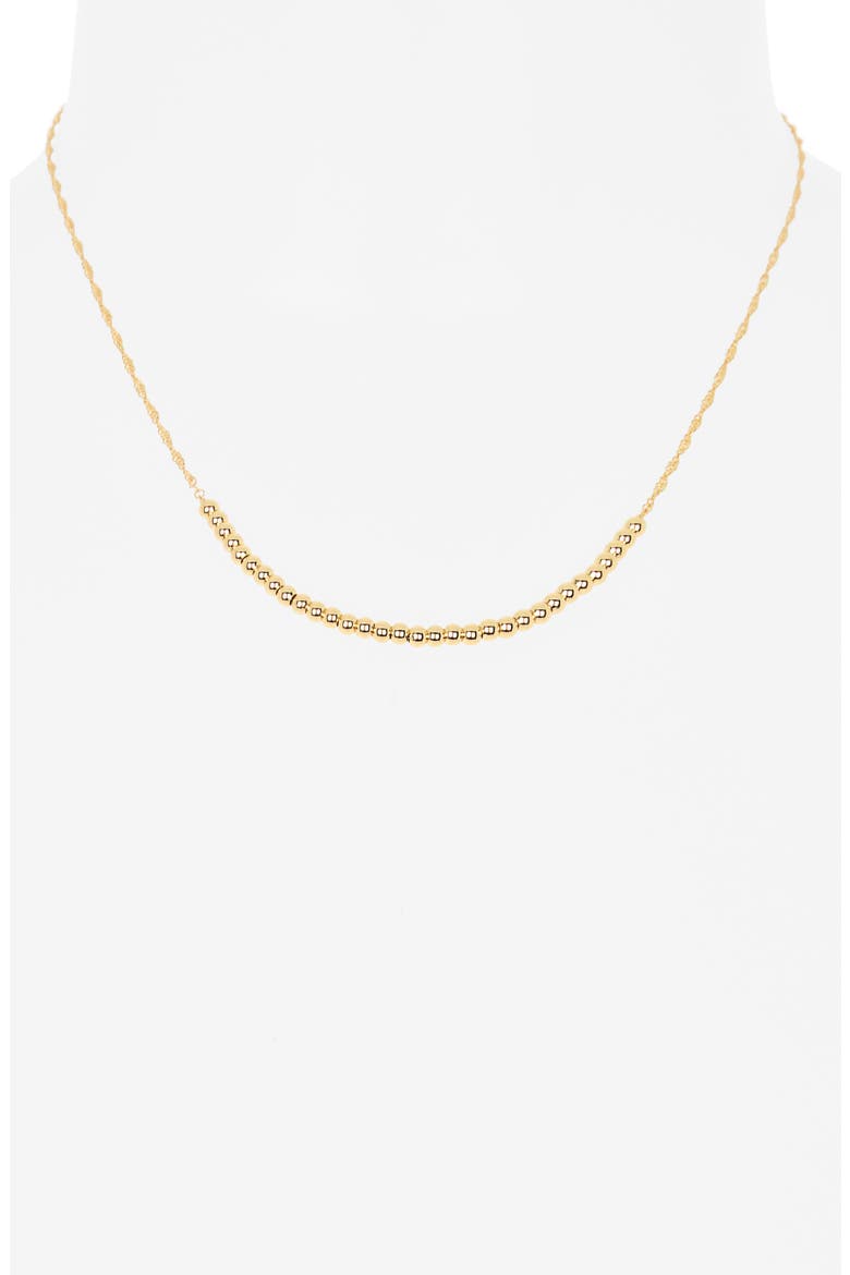 Demi Fine Ball Chain Necklace, Alternate, color, GOLD