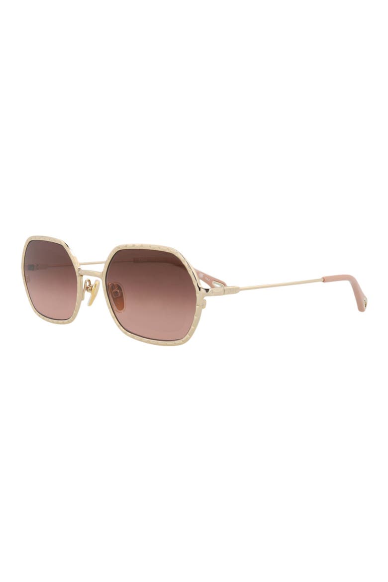 56mm Metal Frame Sunglasses, Alternate, color, GOLD GOLD COPPER