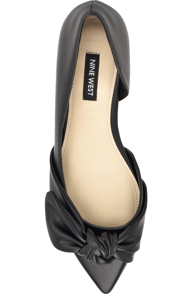 Nine West Bannie Half d'Orsay Pointed Toe Flat, Alternate, color,