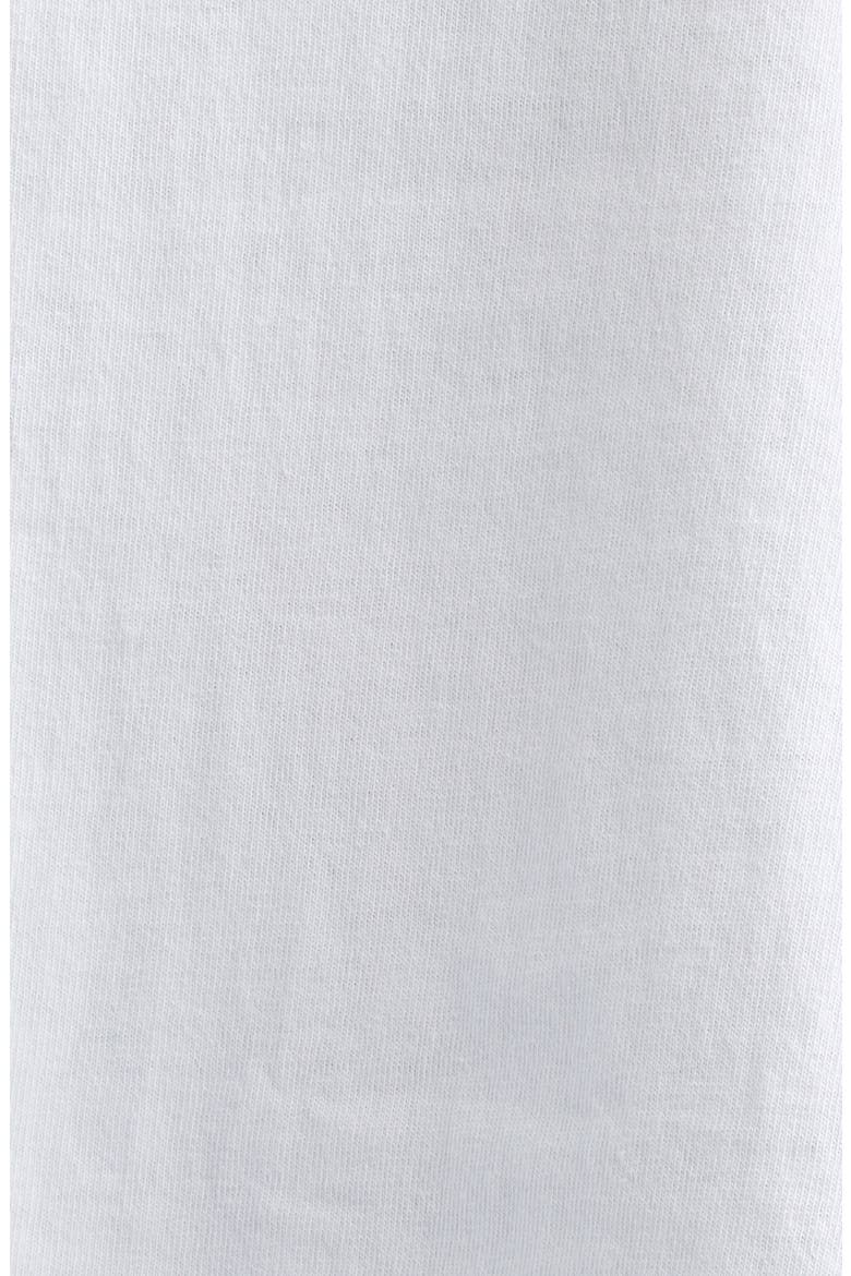 Mixed Media Cotton Jersey & Satin Pocket T-Shirt, Alternate, color, WHITE