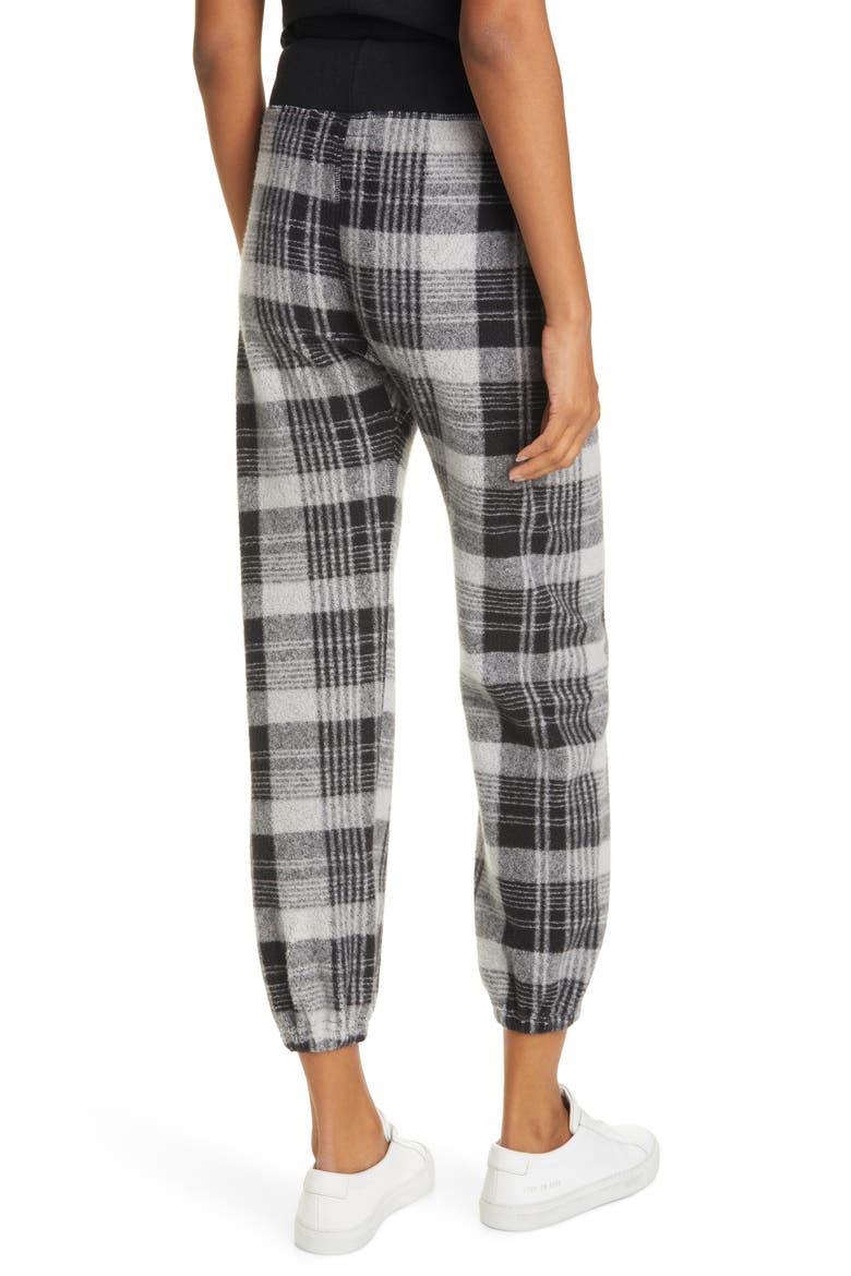 The Warm Up Sweatpants, Alternate, color, BLACK LUMBER PLAID