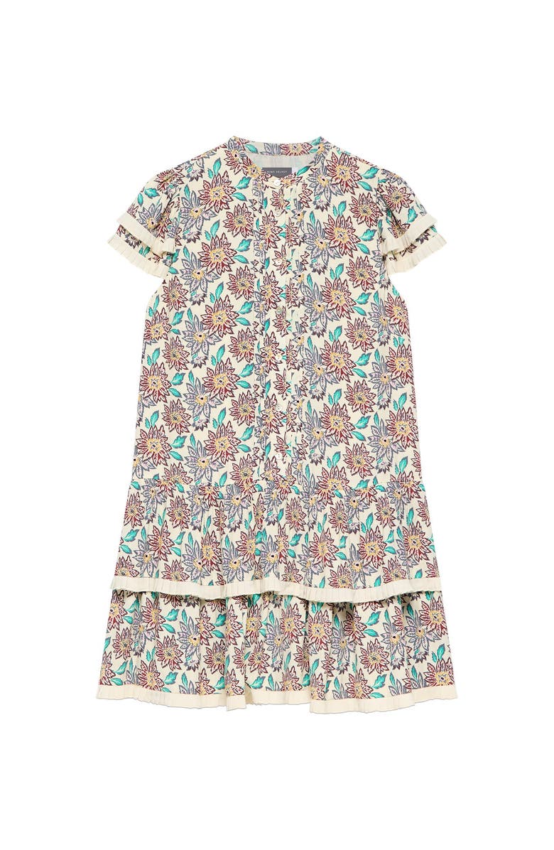 MINT VELVET Soft Petal Ruffle Mini Dress, Alternate, color, Burgundy