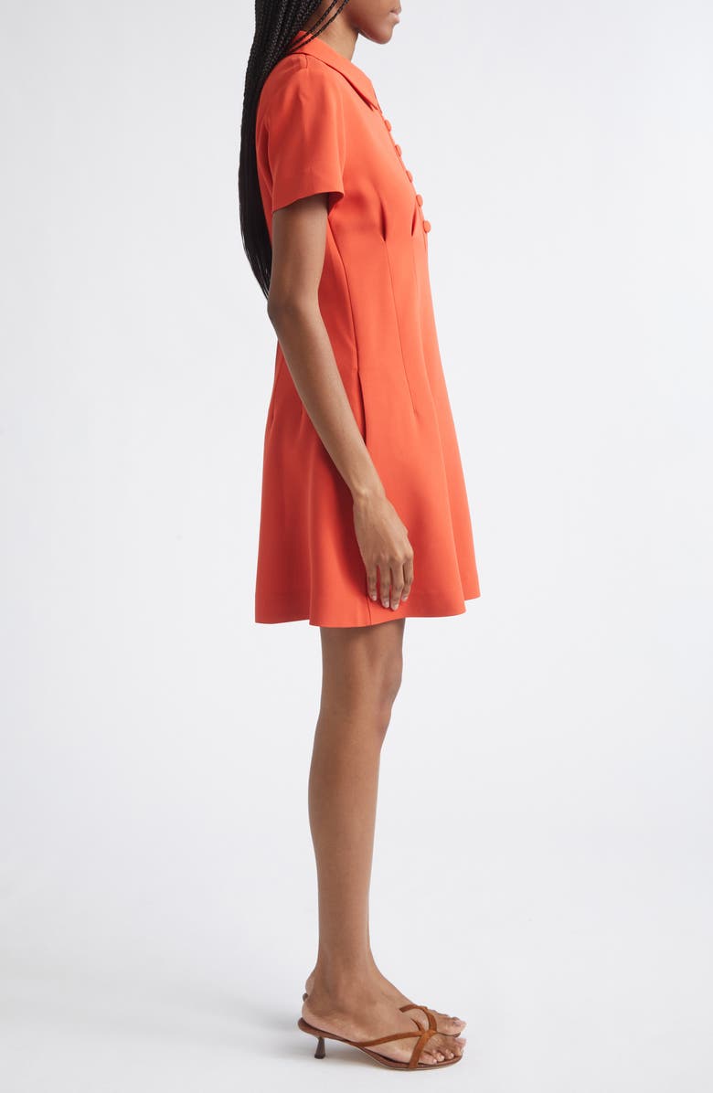 Reiss Marlie Short Sleeve Minidress, Alternate, color, Coral Orange
