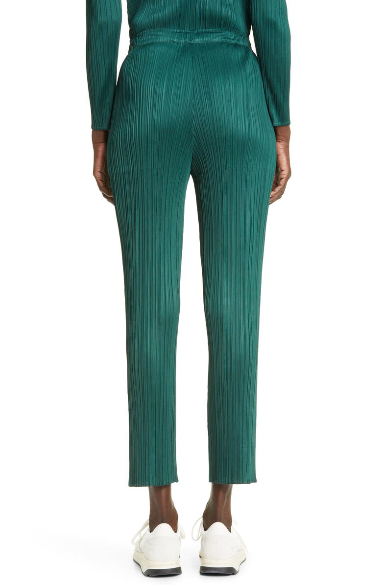 Pleats Please Issey Miyake New Colorful Basics 3 Pleated Crop Pants, Alternate, color,