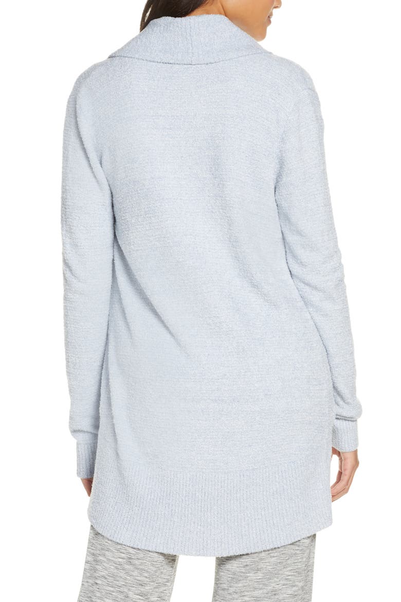 CozyChic Lite® Circle Cardigan, Alternate, color, HE DENIM BLUE/ WHITE