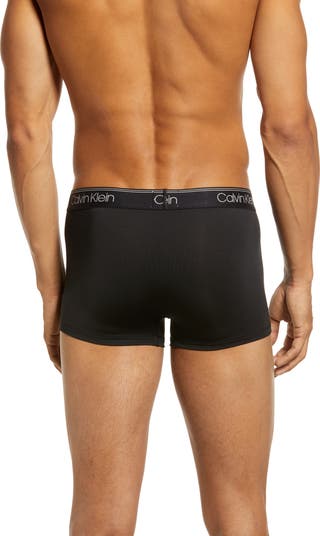 Calvin Klein 3 Pack Low Rise Microfiber Stretch Trunks Nordstrom