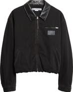 Acne Studios Washed Organic Cotton Twill Bomber Jacket