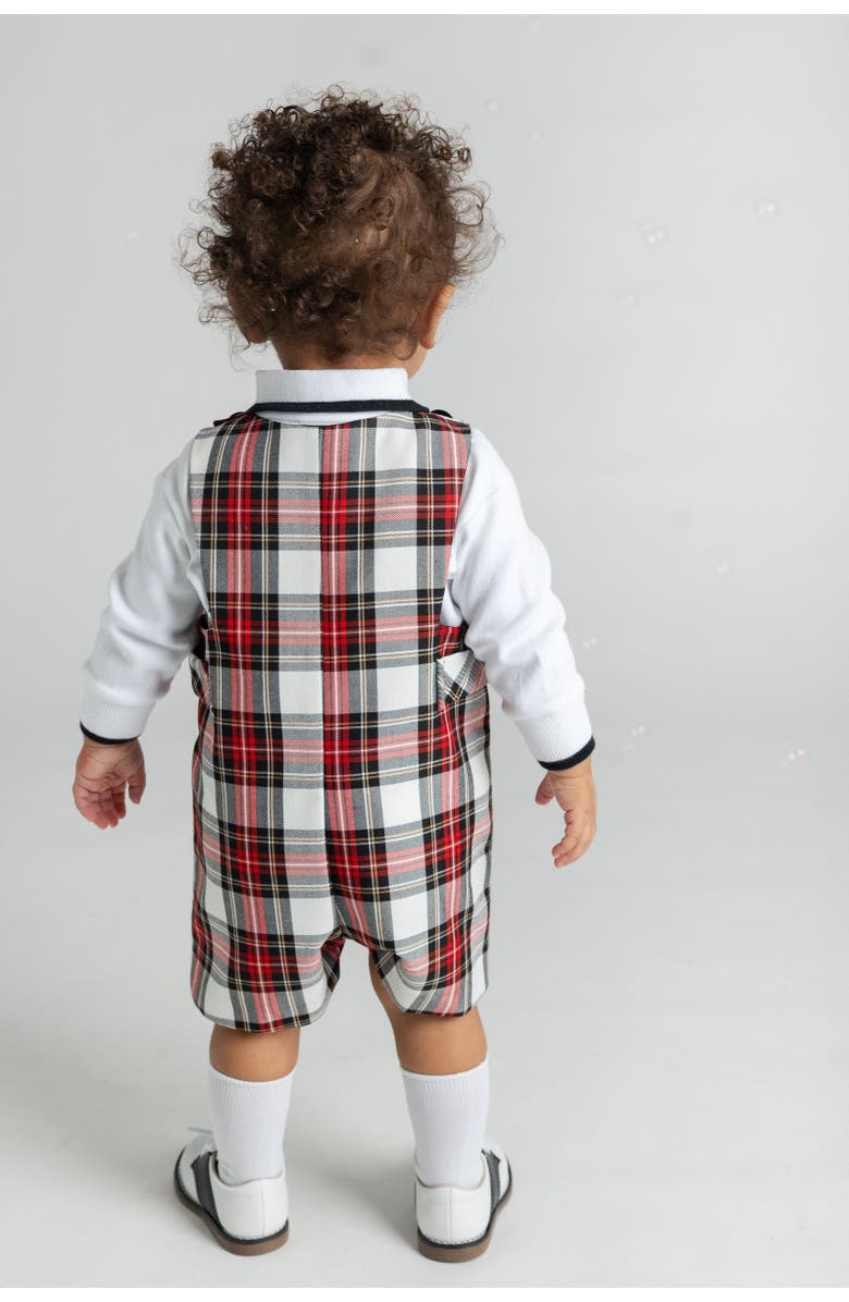 Florence Eiseman Plaid Shortall, Alternate, color, Red And White Plaid