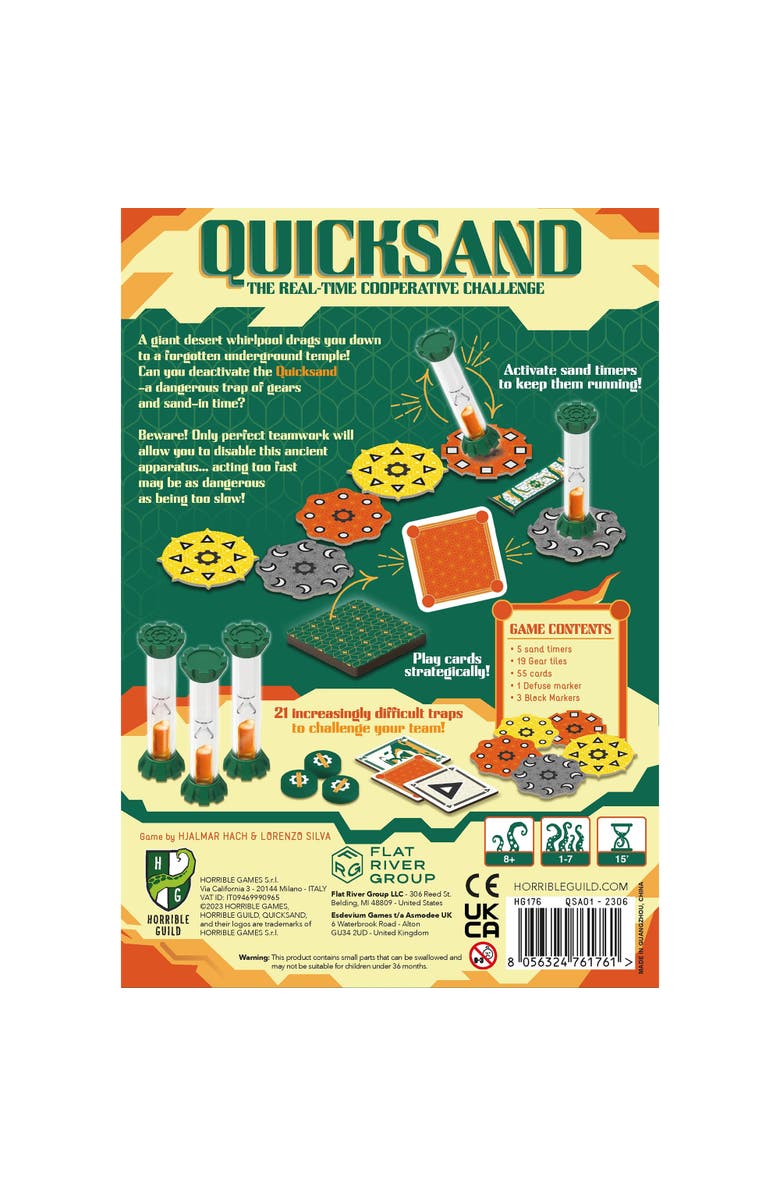 Horrible Guild Real Time Cooperative Board Game, Deactivate Traps To Keep The Sand Timer Going, Alternate, color, Multicolored