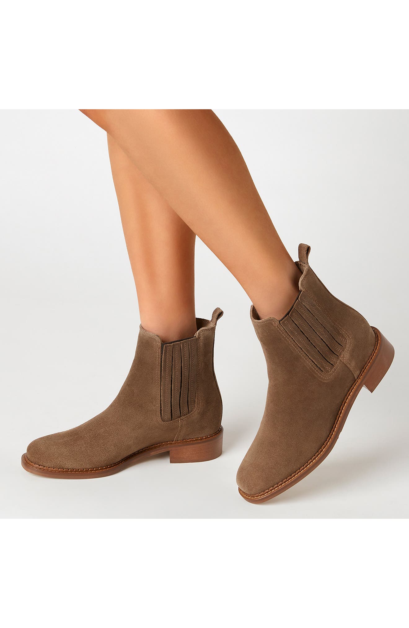 La Canadienne Seraphina City Dry<sup>™</sup> Waterproof Chelsea Boot, Alternate, color, Walnut