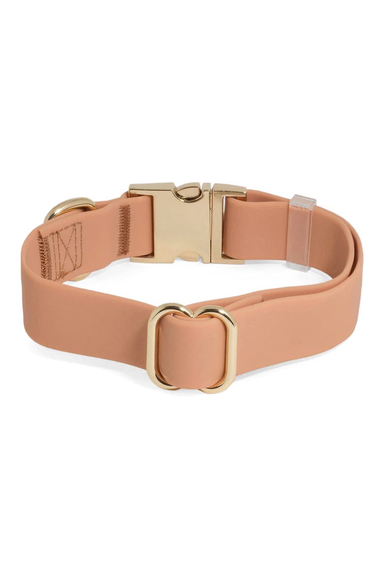 Cloud Waterproof Dog Collar, Alternate, color, CHAI BROWN