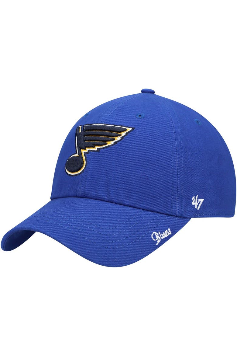 Women's '47 Blue St. Louis Blues Team Miata Clean Up Adjustable Hat, Main, color, Blue