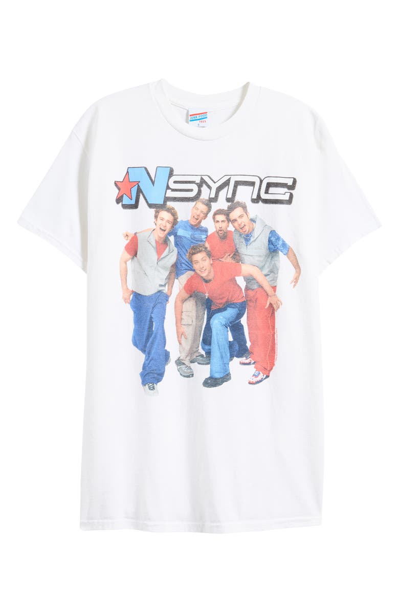 Junk Food Oversize NSYNC Boyfriend Graphic T-Shirt, Alternate, color, 