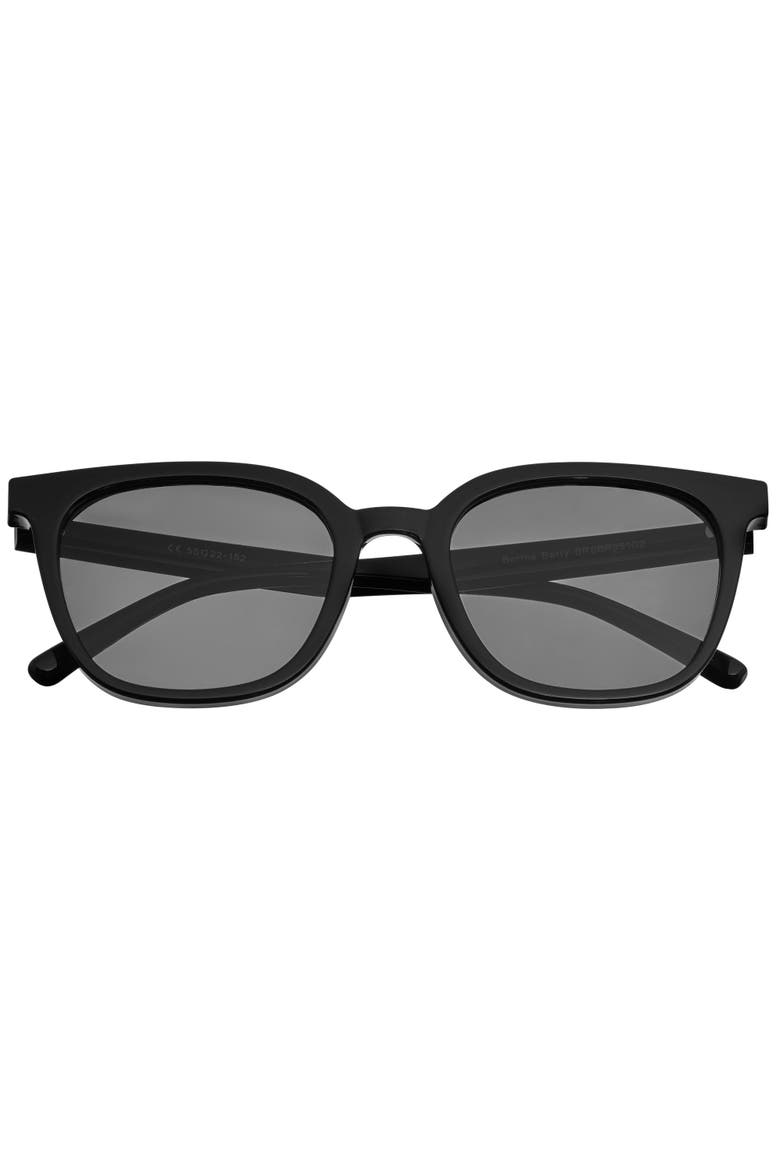 Betty Polarized Sunglasses, Alternate, color, Black/Black