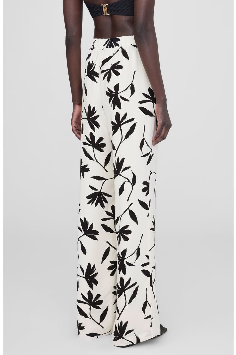 Owen Print Wide Leg Pants, Alternate, color, IVORY DAISY PRINT