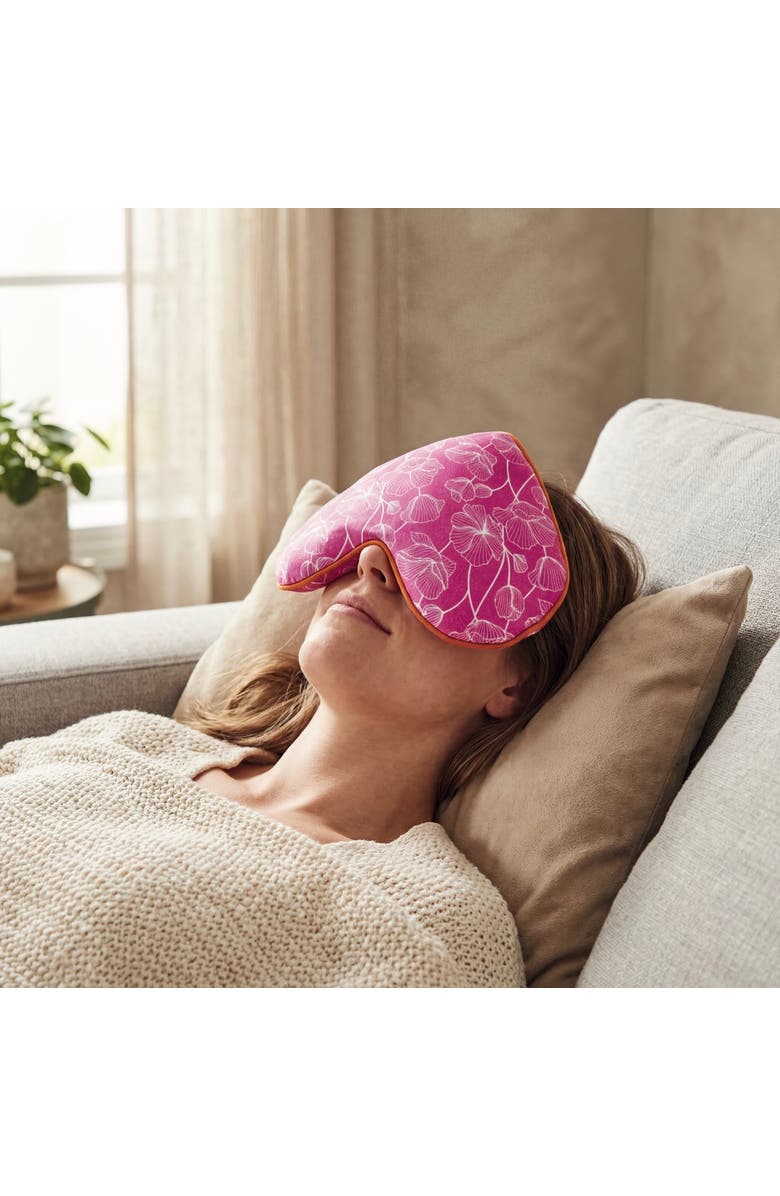 tag Starburst Warming Eye & Face Pillow Aqua Cotton Everyday, Alternate, color, Aqua