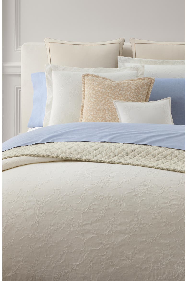 Carly Duvet Cover & Sham Set, Alternate, color, WHITE