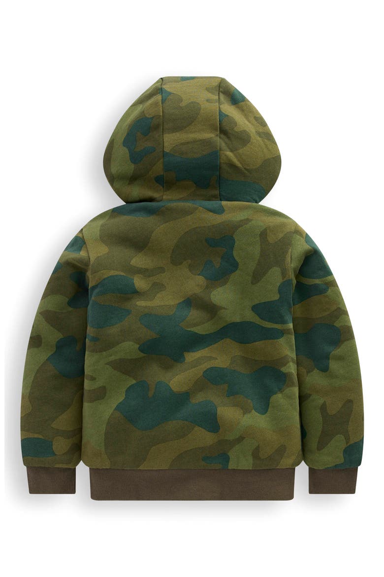 Kids' Fleece Lined Zip Hoodie, Alternate, color, CAMO