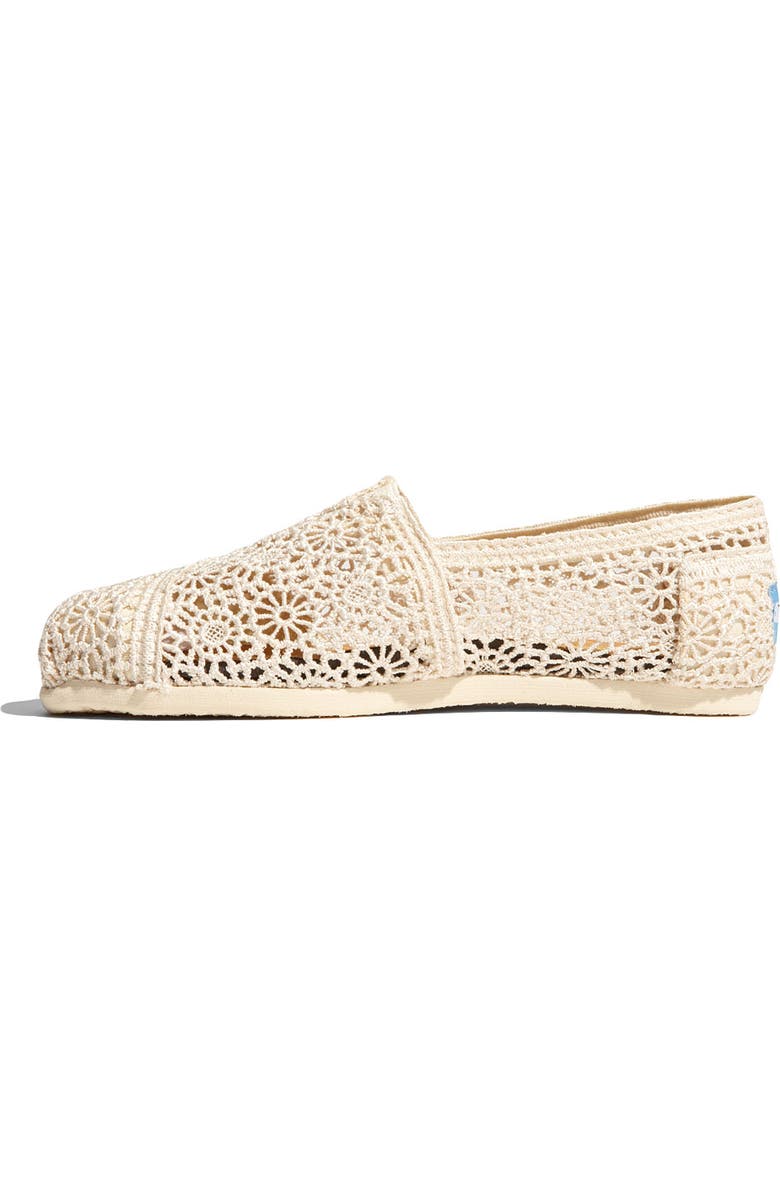 TOMS 'Classic' Crochet Slip-On, Alternate, color,