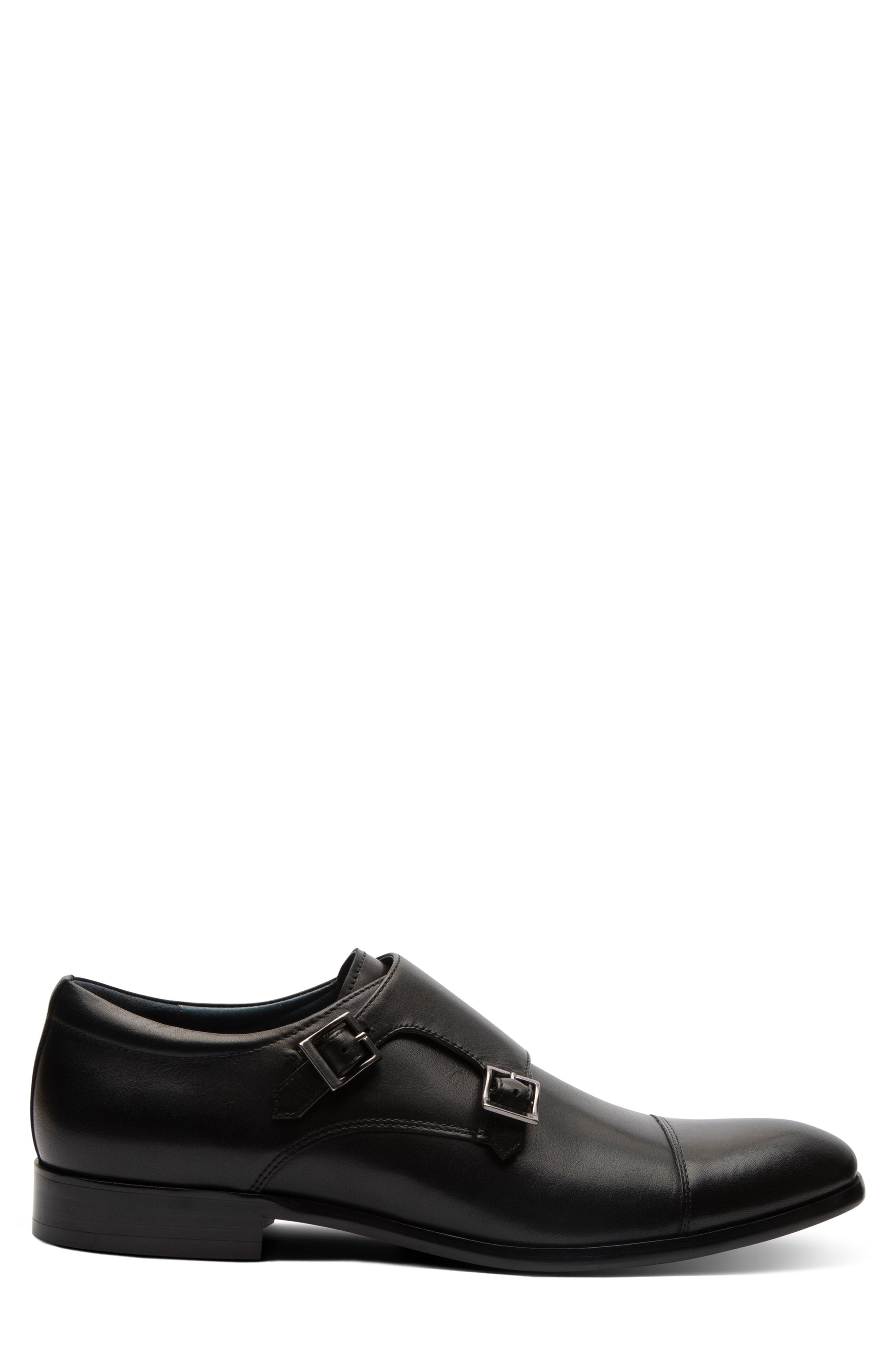 Blake Mckay Miles Double Monk Strap Loafer, Alternate, color, Black