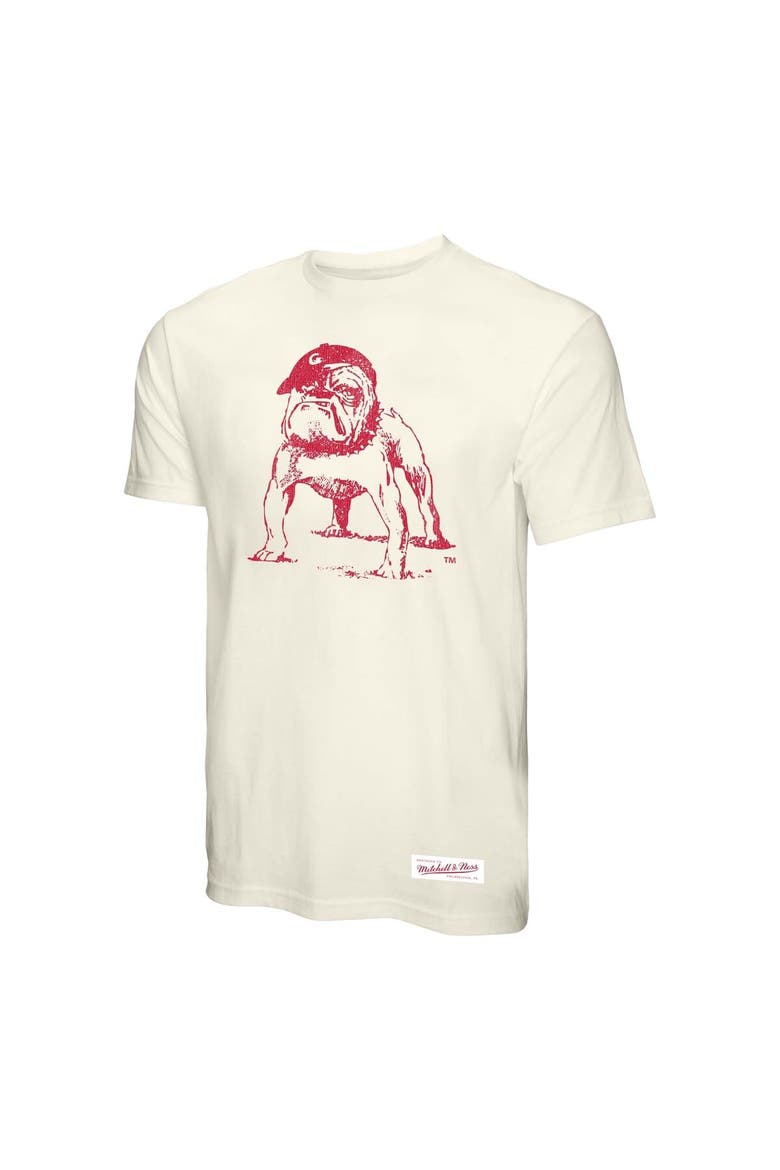 Men's Mitchell & Ness  Cream Georgia Bulldogs Vintage Tone T-Shirt, Alternate, color, Cream