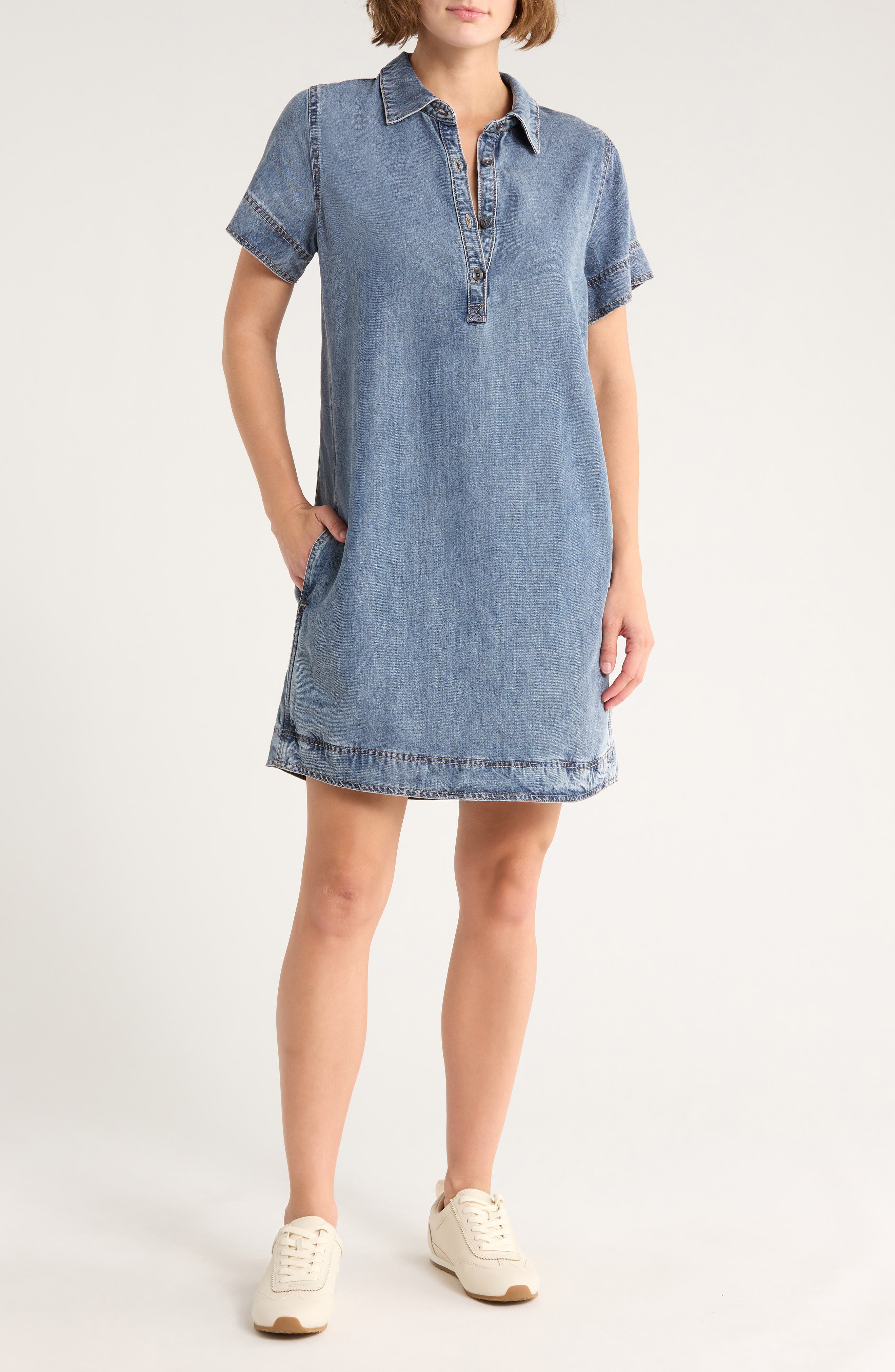 Splendid Sterling Denim Shirtdress